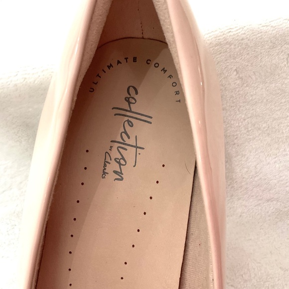 Clarks Adriel Viola Ultimate Comfort Heel Pumps Size  10M - Picture 7 of 13